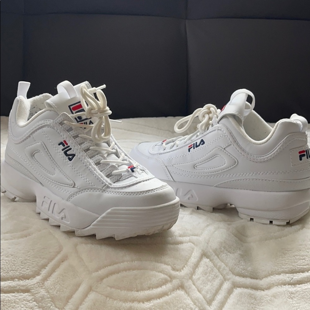 Filas White Women’s Sneakers like BRAND NEW